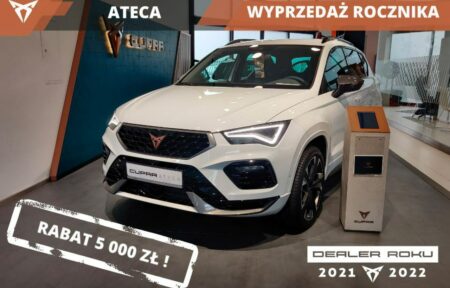 Używany samochód marki Cupra, model Ateca, rocznik 2023, przebieg 10km - miniaturka 0
