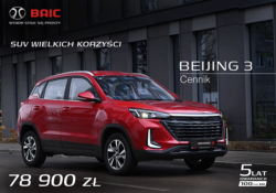 BAIC 3 - cennik