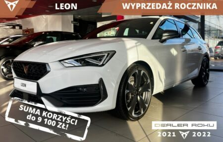 Używany samochód marki Cupra, model Leon, rocznik 2023, przebieg 10km - miniaturka 0