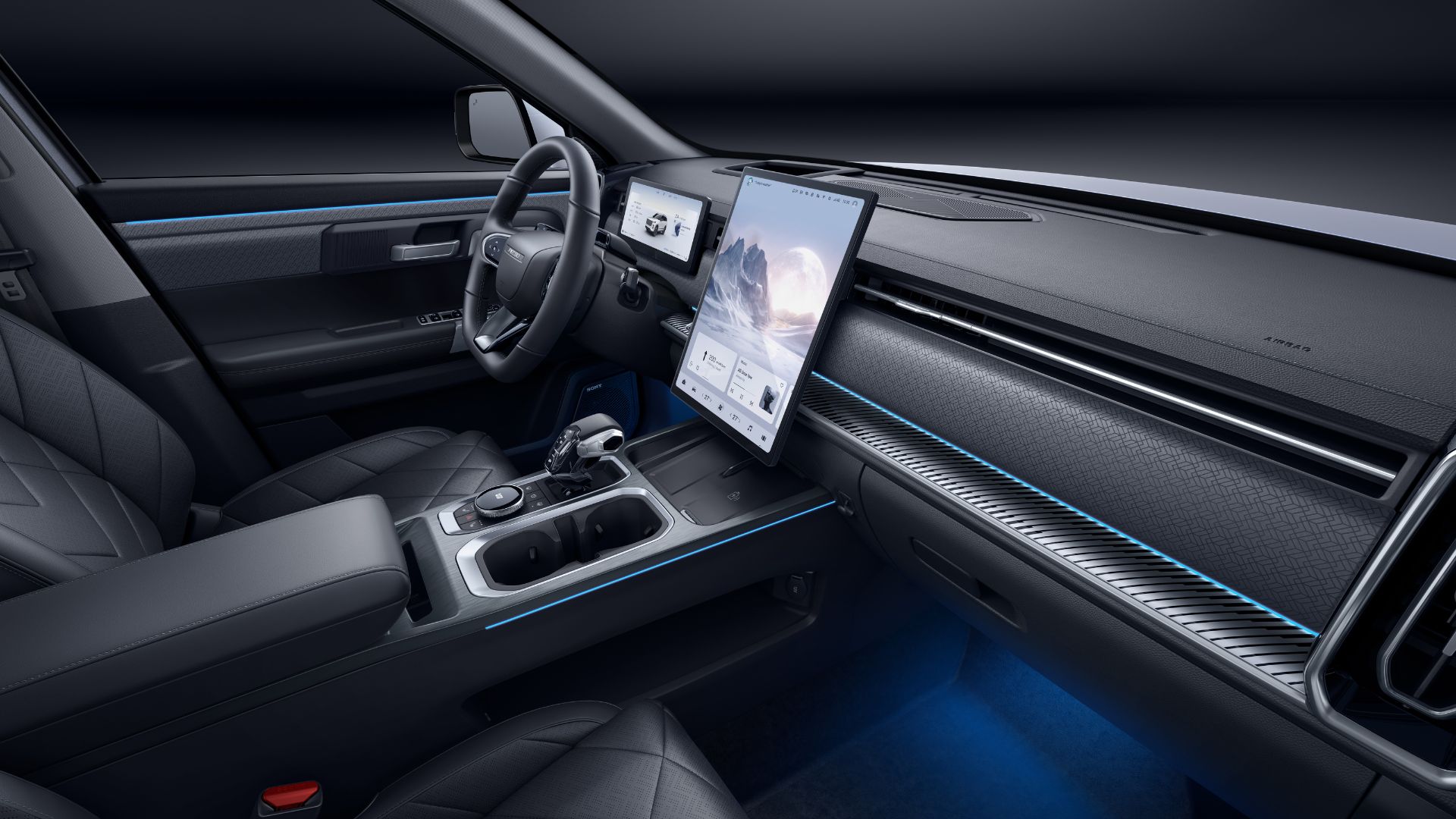 jaecoo j7, wnętrze auta