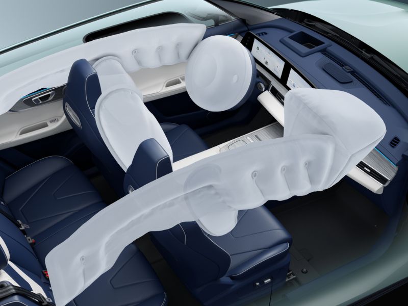 omoda e5, poduszki powietrzne