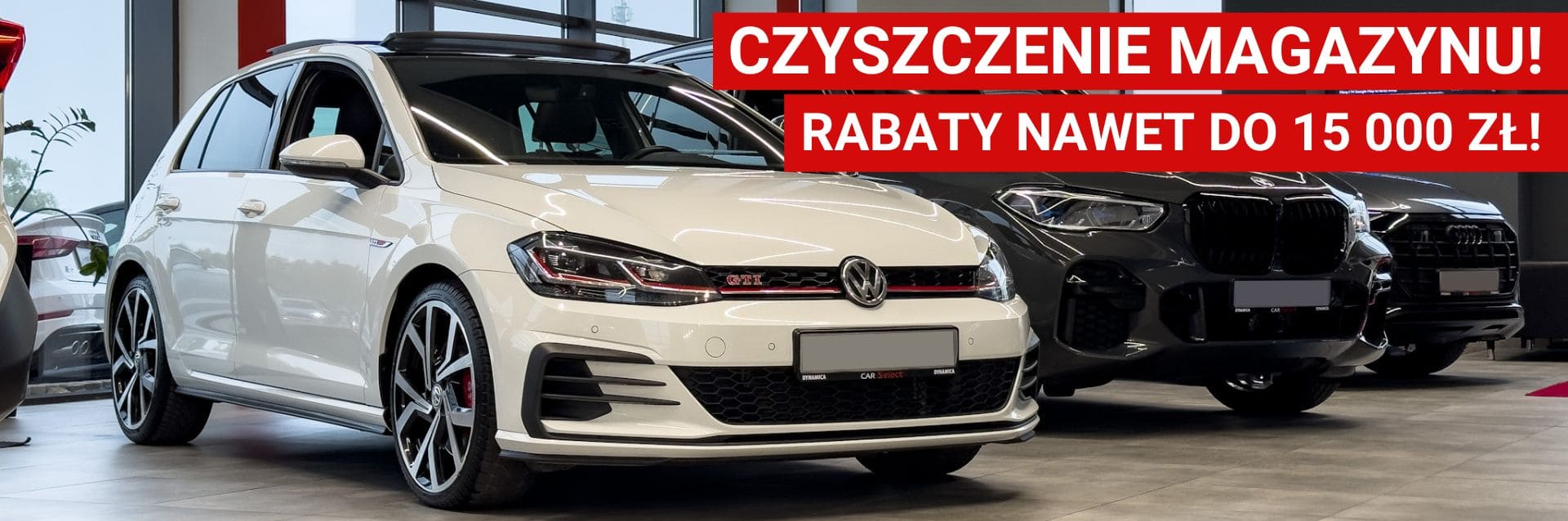 czyszczenie magazynu, wyprzedaż samochodów używanych, Jawornik, Myślenic, Dynamica, CarOutlet, carSelect