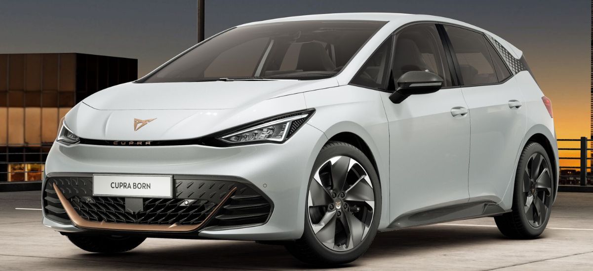 cupra born glacial white