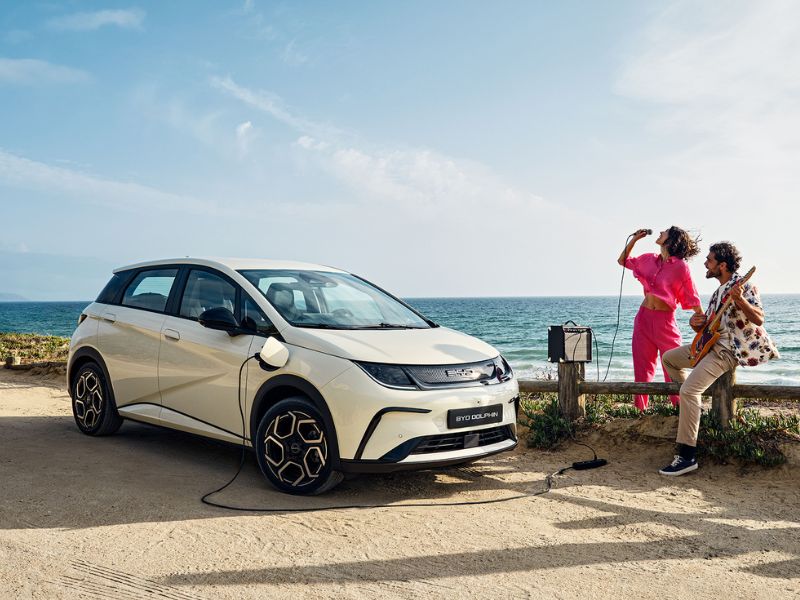 byd dolphin alumulator, ładowanie, V2L