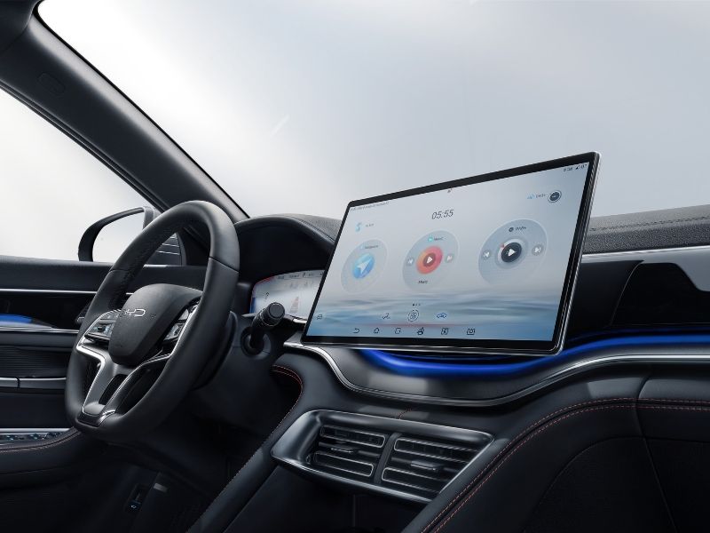 byd seal u dm-i, wnętrze, inteligentny kokpit