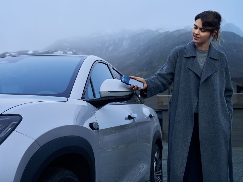 byd sealion 7 - kontrola za pomocą nfc