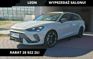 Używany samochód marki Cupra, model Leon Sportstourer, rocznik 2024, przebieg 10661km