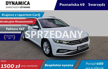 Używany samochód marki Volkswagen, model Passat, rocznik 2021, przebieg 150700km - miniaturka 0