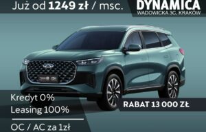 Używany samochód marki Chery, model Tiggo 8, rocznik 2025, przebieg 10km