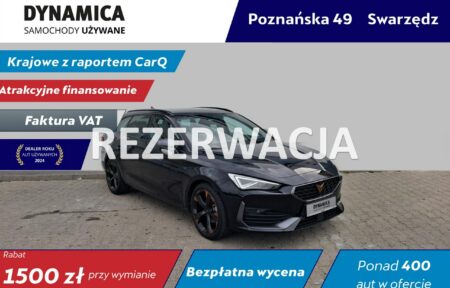 Używany samochód marki Cupra, model Leon Sportstourer, rocznik 2024, przebieg 14500km - miniaturka 0