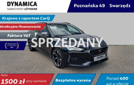 Używany samochód marki Cupra, model Leon Sportstourer, rocznik 2023, przebieg 46100km - miniaturka 0