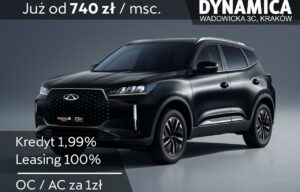 Używany samochód marki Chery, model Tiggo 4, rocznik 2025, przebieg 10km