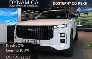 Używany samochód marki Jaecoo, model 7, rocznik 2025, przebieg 10km