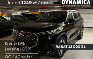 Używany samochód marki Chery, model Tiggo 8, rocznik 2025, przebieg 10km