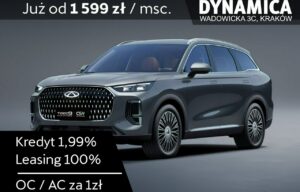 Używany samochód marki Chery, model Tiggo 9, rocznik 2025, przebieg 10km