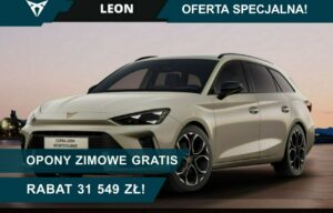 Używany samochód marki Cupra, model Leon Sportstourer, rocznik 2025, przebieg 10km