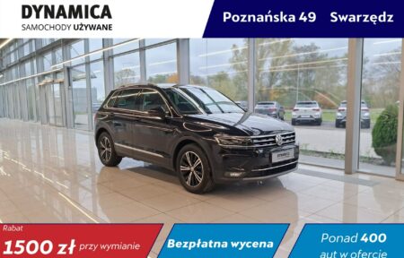 Używany samochód marki Volkswagen, model Tiguan, rocznik 2020, przebieg 161100km - miniaturka 0