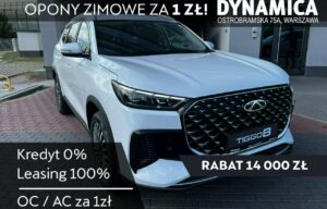 Używany samochód marki Chery, model Tiggo 8, rocznik 2025, przebieg 10km