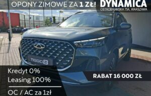 Używany samochód marki Chery, model Tiggo 8, rocznik 2025, przebieg 10km