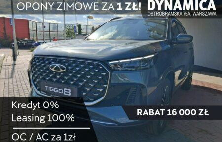 Używany samochód marki Chery, model Tiggo 8, rocznik 2025, przebieg 10km - miniaturka 0