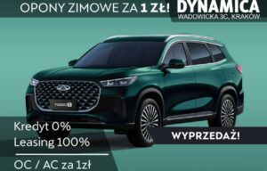 Używany samochód marki Chery, model Tiggo 8, rocznik 2025, przebieg 10km