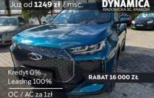 Używany samochód marki Chery, model Tiggo 7, rocznik 2025, przebieg 10km