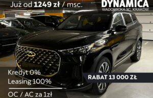 Używany samochód marki Chery, model Tiggo 8, rocznik 2025, przebieg 10km