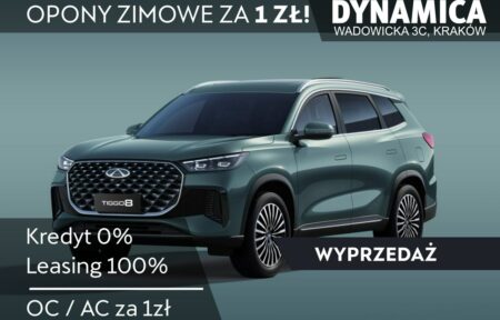 Używany samochód marki Chery, model Tiggo 8, rocznik 2025, przebieg 10km - miniaturka 0