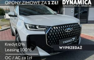 Używany samochód marki Chery, model Tiggo 7, rocznik 2025, przebieg 10km