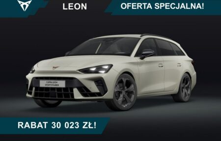 Używany samochód marki Cupra, model Leon Sportstourer, rocznik 2025, przebieg 10km