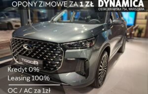 Używany samochód marki Chery, model Tiggo 8, rocznik 2025, przebieg 10km