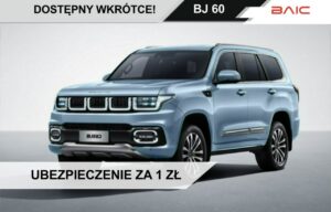 Używany samochód marki Baic, model BJ60, rocznik 2025, przebieg 10km