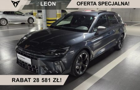 Używany samochód marki Cupra, model Leon Sportstourer, rocznik 2025, przebieg 10km