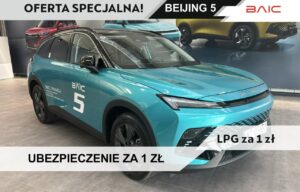 Używany samochód marki Baic, model Beijing 5, rocznik 2025, przebieg 5800km