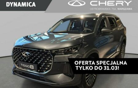 Używany samochód marki Chery, model Tiggo 8, rocznik 2025, przebieg 10km