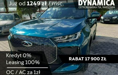 Używany samochód marki Chery, model Tiggo 7, rocznik 2025, przebieg 10km