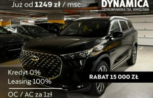 Używany samochód marki Chery, model Tiggo 8, rocznik 2025, przebieg 10km