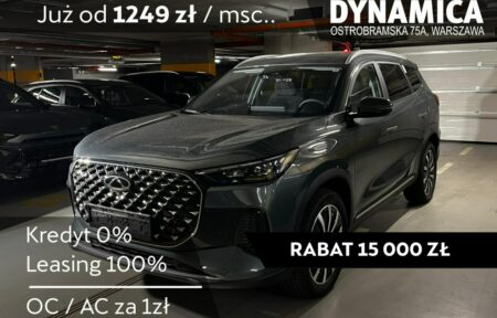 Używany samochód marki Chery, model Tiggo 8, rocznik 2025, przebieg 10km