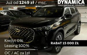 Używany samochód marki Chery, model Tiggo 8, rocznik 2025, przebieg 10km