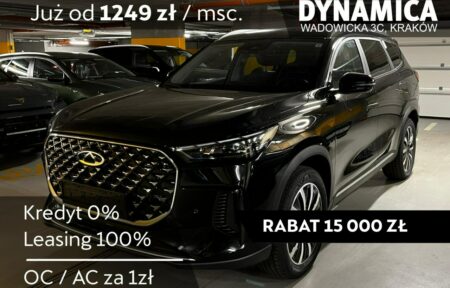 Używany samochód marki Chery, model Tiggo 8, rocznik 2025, przebieg 10km