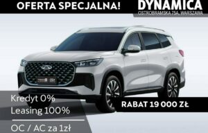 Używany samochód marki Chery, model Tiggo 8, rocznik 2025, przebieg 10km