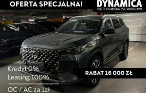 Używany samochód marki Chery, model Tiggo 8, rocznik 2025, przebieg 10km