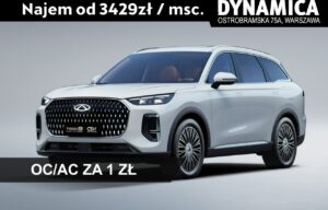 Używany samochód marki Chery, model Tiggo 9, rocznik 2026, przebieg 10km