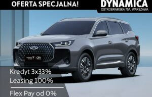 Używany samochód marki Chery, model Tiggo 7, rocznik 2025, przebieg 10km
