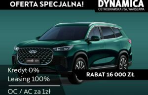 Używany samochód marki Chery, model Tiggo 8, rocznik 2025, przebieg 10km