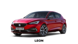 Zdjęcie produktowe Seat Leon w kolorze czerwonym