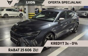 Używany samochód marki Cupra, model Leon, rocznik 2026, przebieg 10km