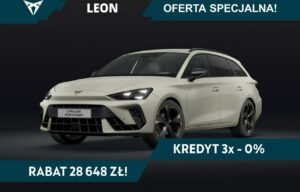 Używany samochód marki Cupra, model Leon Sportstourer, rocznik 2026, przebieg 10km