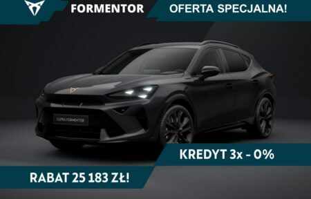Używany samochód marki Cupra, model Formentor, rocznik 2026, przebieg 10km