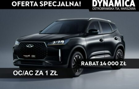 Używany samochód marki Chery, model Tiggo 4, rocznik 2025, przebieg 10km - miniaturka 0